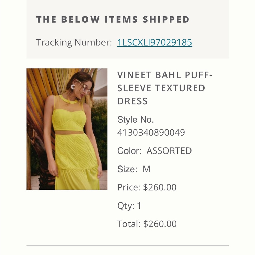 Gorgeous Vineet Bahl dress from Anthro!